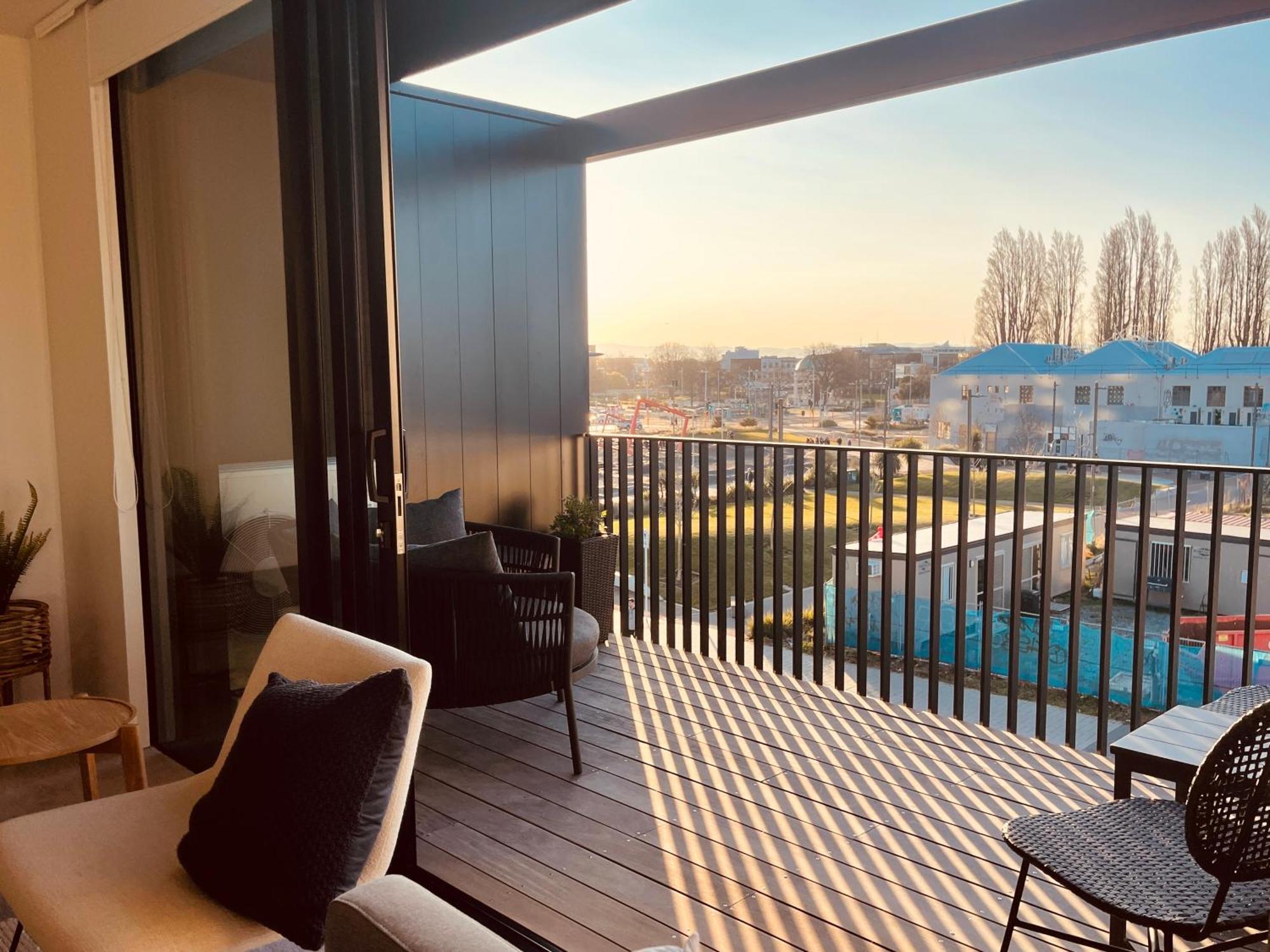 Top Floor Luxury City Central W Sunny Balcony Christchurch Luaran gambar